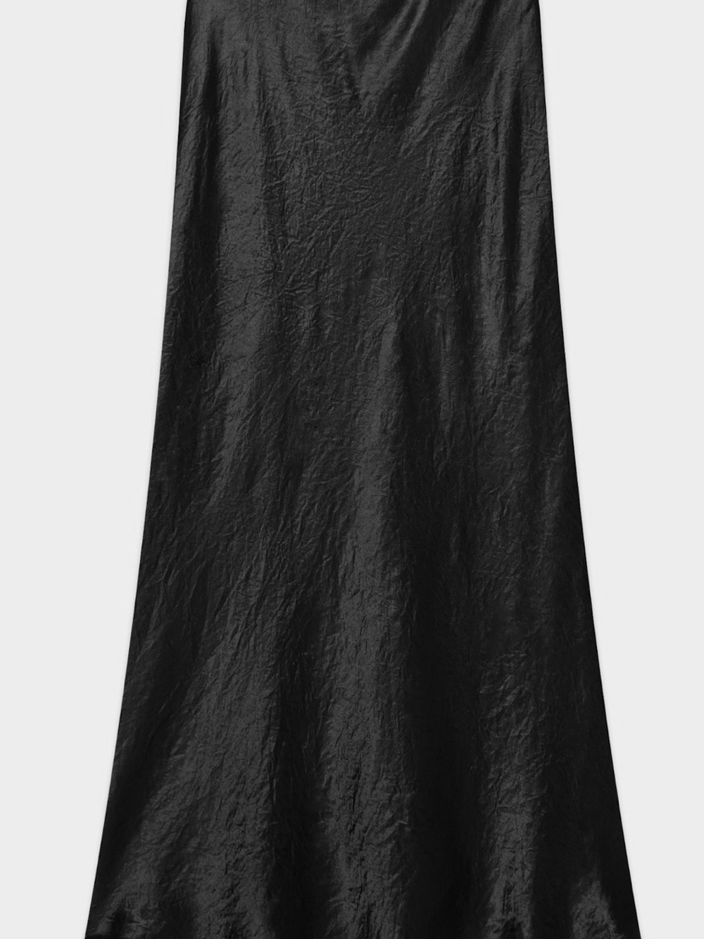 Aritzia - Babaton Black Satin Maxi Skirt
